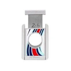 S.T. Dupont CC X Stands Le Mans Blue And Chrome Double Guillotine Cigar Cutter